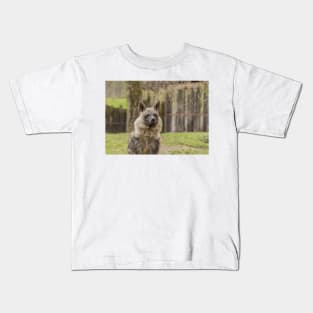 Brown Hyena Kids T-Shirt